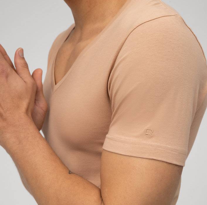 Oblymp Level Five Unterzieh-T-Shirt, body fit, Caramel Begrenzte Freigabe
