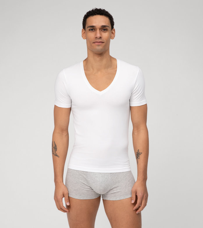 Oblymp Level Five Unterzieh-T-Shirt, body fit, Weiß Letzte 3 Tage