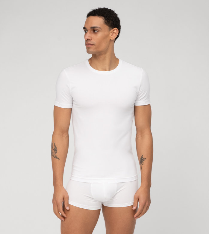 Oblymp Level Five Unterzieh-T-Shirt, body fit, Weiß Letzte 2 Tage