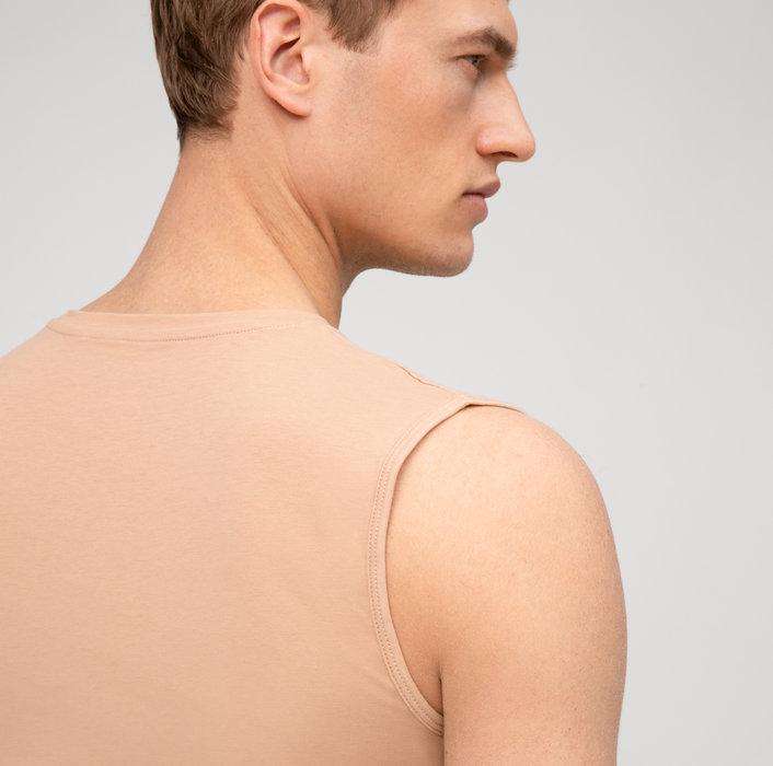 Oblymp Level Five Unterzieh-T-Shirt, body fit, Caramel Letzter Tag