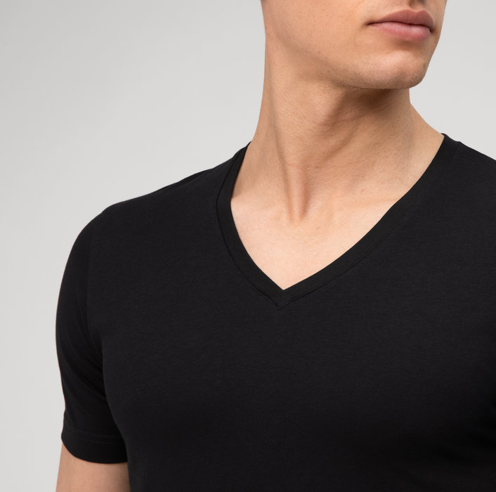 Oblymp Level Five Unterzieh-T-Shirt, body fit, Schwarz Bis zu 50% Rabatt