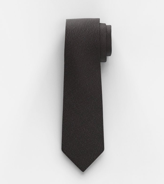 Oblymp SIGNATURE Krawatte, regular 7,5 cm, Braun Fabrikladen
