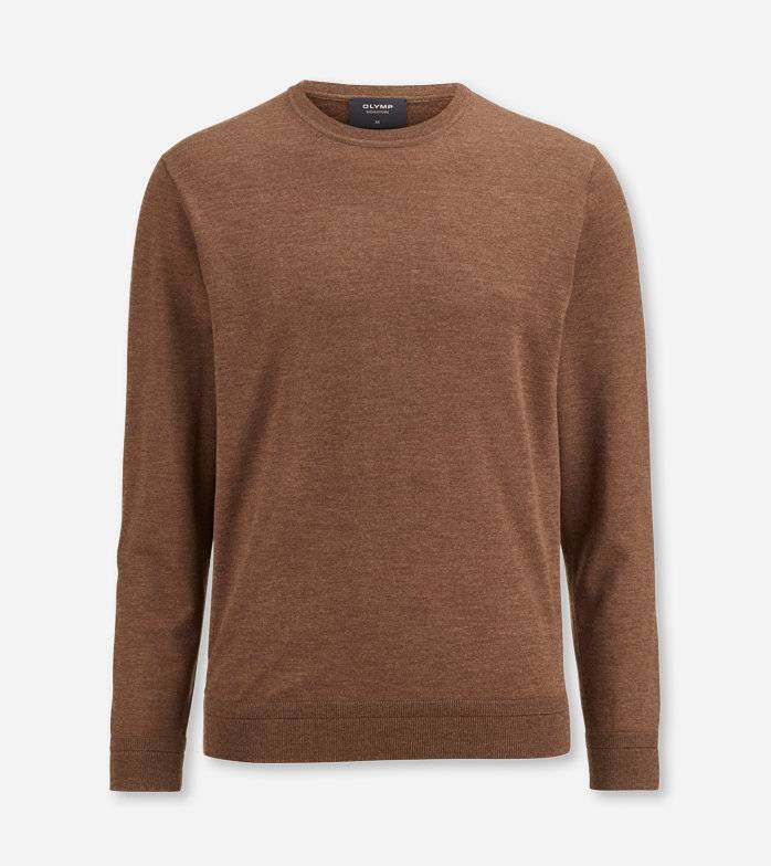 Oblymp SIGNATURE Strick, Pullover, Nougat Limitierter Zeitrabatt