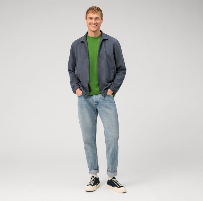 Oblymp Casual Wirk, T-Shirt, relaxed fit, Grün Fabrik Onlineshop
