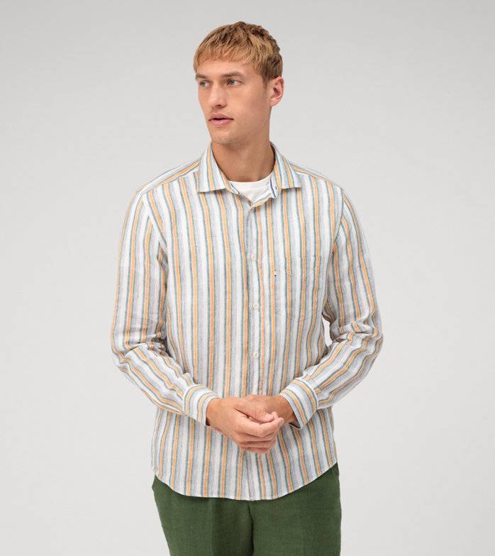 Oblymp Casual, Freizeithemd, regular fit, Kent, Grau-Grün Flash Sale