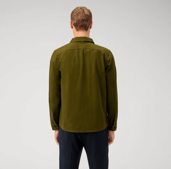Oblymp Casual, Freizeithemd, Overshirt, Kent, Grau-Grün Weihnachtsangebot