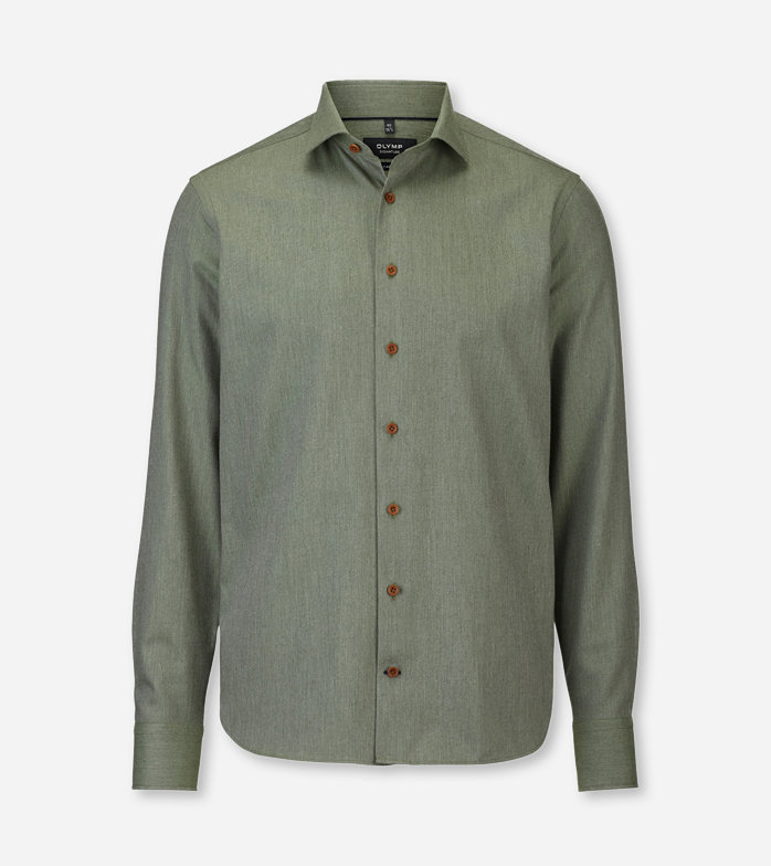 Oblymp SIGNATURE Casual, Freizeithemd, tailored fit, Kent, Hellgrün Kauf eins, bekomm eins gratis