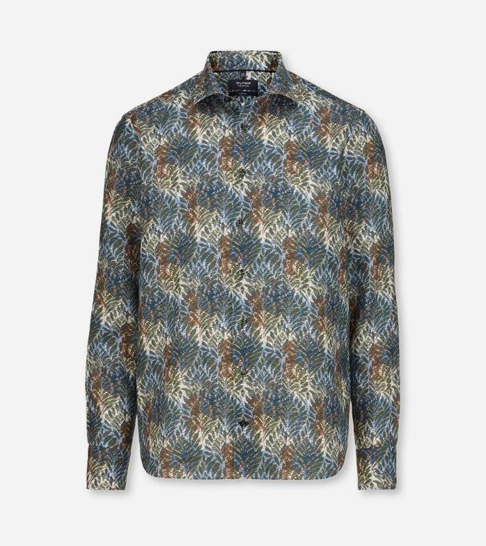 Oblymp SIGNATURE Casual, Freizeithemd, tailored fit, Kent, Bleu Bis zu 55% Rabatt