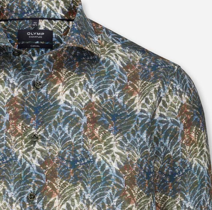 Oblymp SIGNATURE Casual, Freizeithemd, tailored fit, Kent, Bleu Bis zu 55% Rabatt