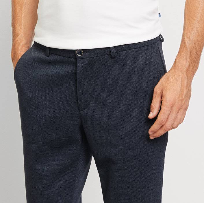 Oblymp Jogg Jersey, slim fit, Hose, Marine zollfrei