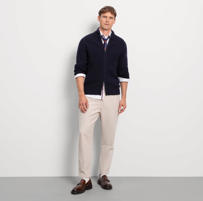 Oblymp Casual Strick, Strickjacke, Marine Rabatte dieses Monats
