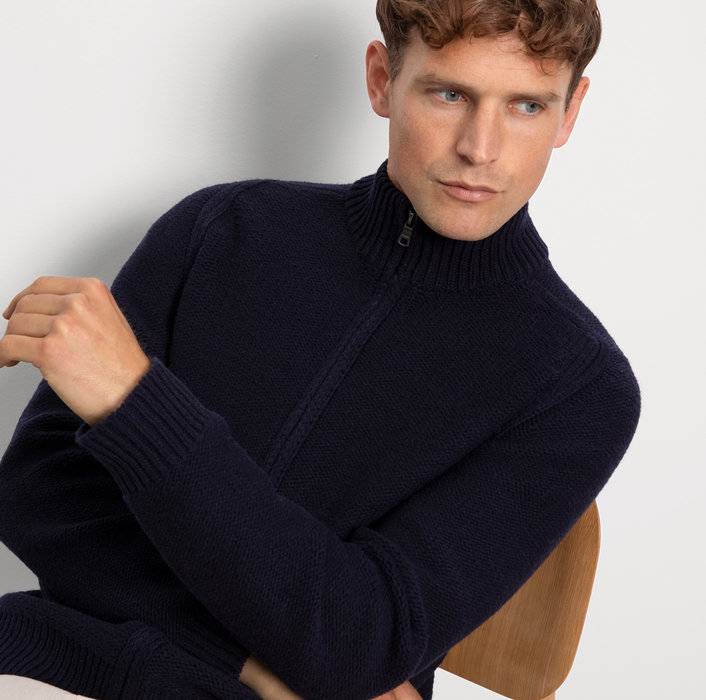 Oblymp Casual Strick, Strickjacke, Marine Rabatte dieses Monats