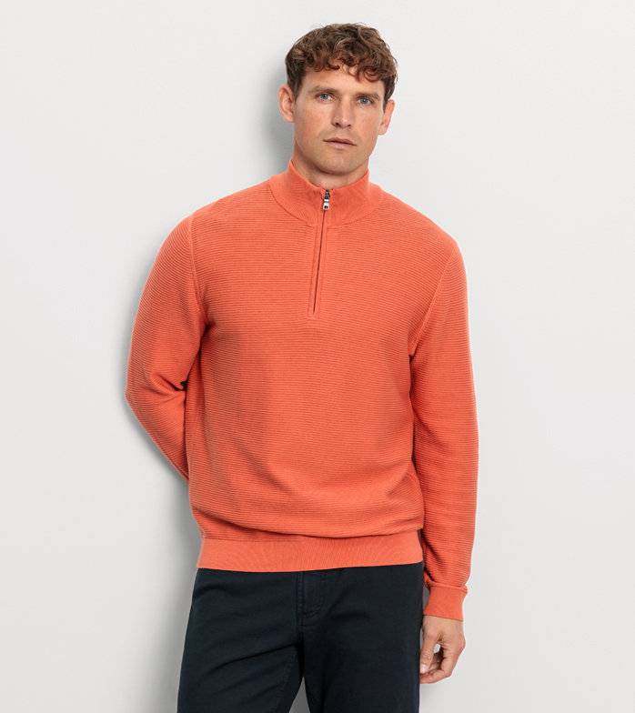 Oblymp Casual Strick, Pullover, Lachs Auslauf