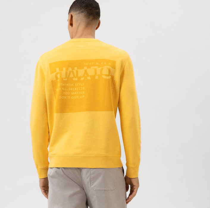 Oblymp Sweat, Sweatshirt, modern fit, Gelb Günstig kaufen