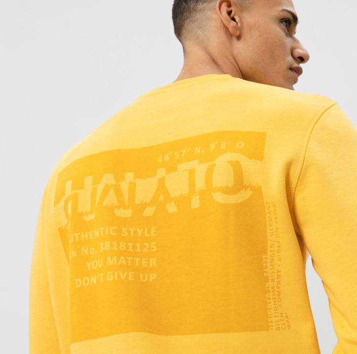 Oblymp Sweat, Sweatshirt, modern fit, Gelb Günstig kaufen