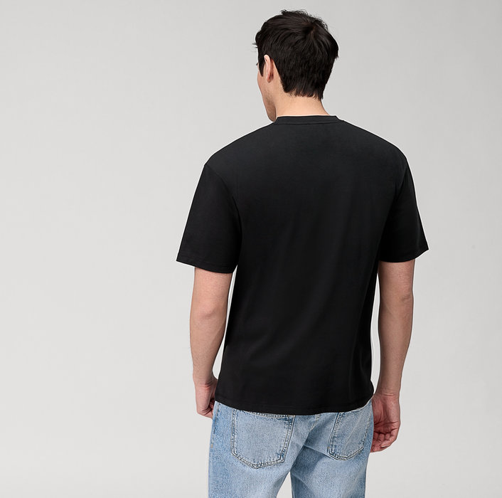 Oblymp Casual Wirk, T-Shirt, relaxed fit, Schwarz Vatertagsangebot