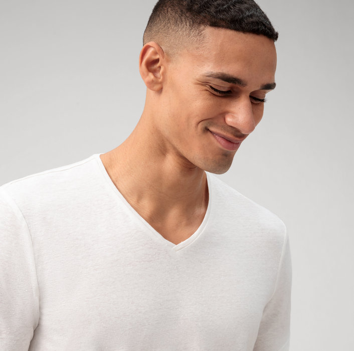 Oblymp Casual Wirk, T-Shirt, Weiß Top Angebot