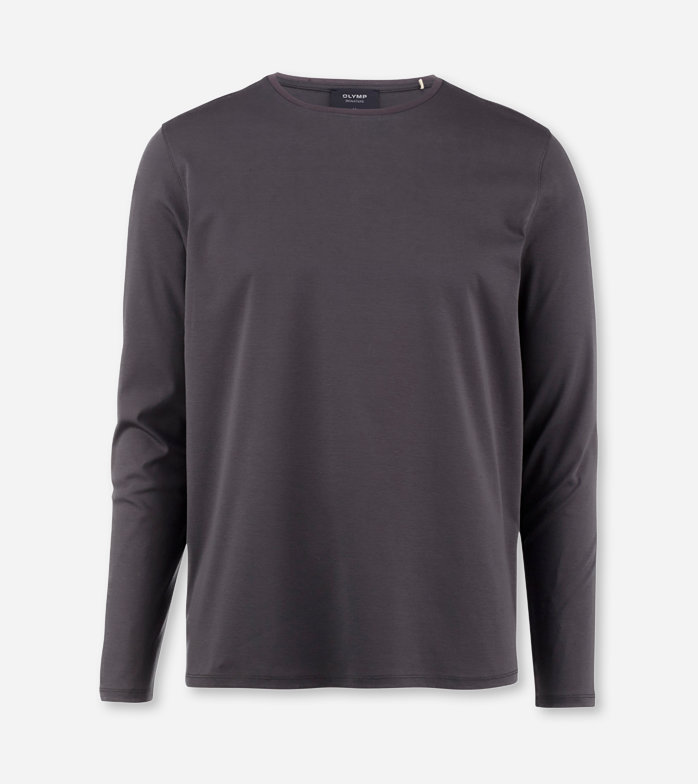 Oblymp SIGNATURE Wirk, Longsleeve, Grau