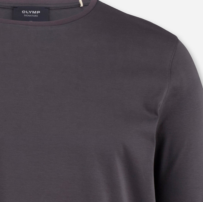 Oblymp SIGNATURE Wirk, Longsleeve, Grau Tägliche Deals
