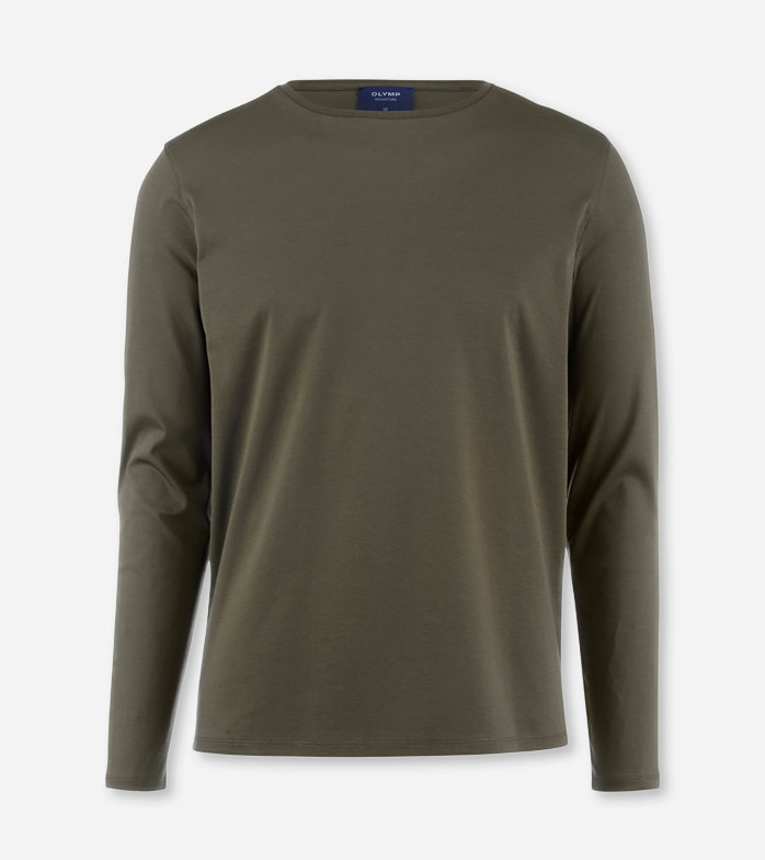 Oblymp SIGNATURE Wirk, Longsleeve, Oliv