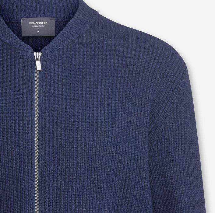 Oblymp SIGNATURE Strick, Strickjacke, Nachtblau Letzte 3 Tage