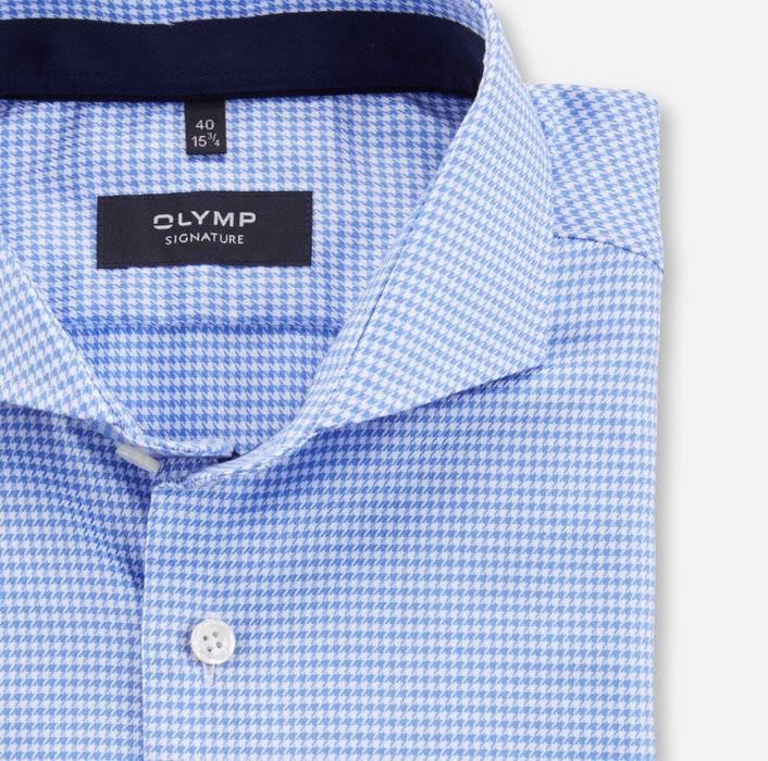 Oblymp SIGNATURE, Businesshemd, tailored fit, SIGNATURE Hai, Bleu Begrenztes Angebot