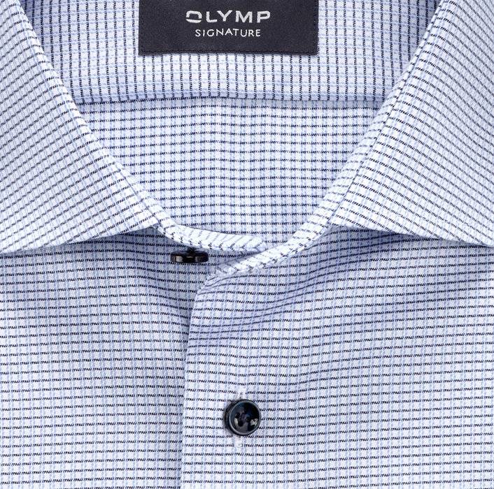 Oblymp SIGNATURE, Businesshemd, tailored fit, SIGNATURE Kent, Bleu Valentinstagsangebot