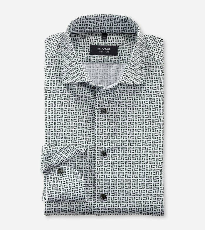 Oblymp SIGNATURE, Businesshemd, tailored fit, SIGNATURE Kent, Hellgrün Heißer Verkauf