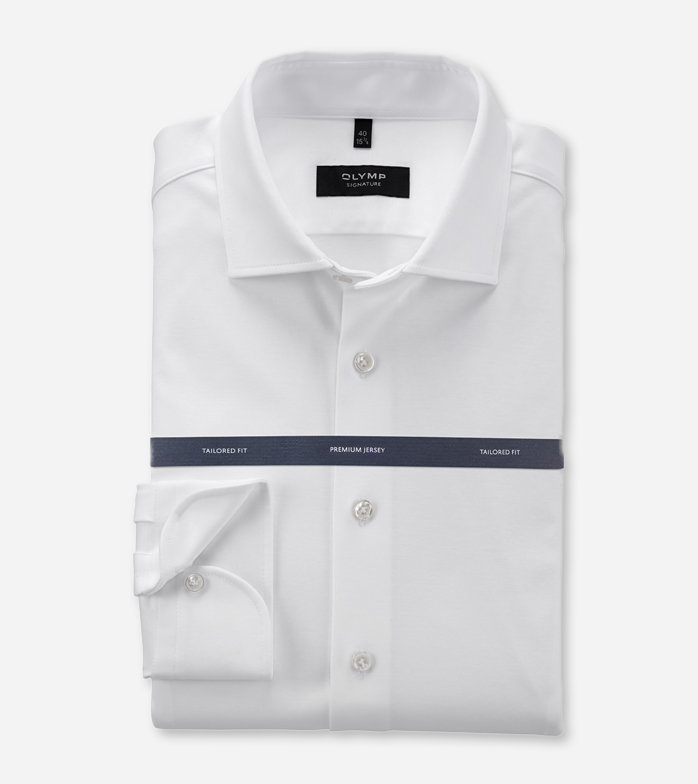 Oblymp SIGNATURE, Businesshemd, tailored fit, SIGNATURE Kent, Weiß Top Angebot