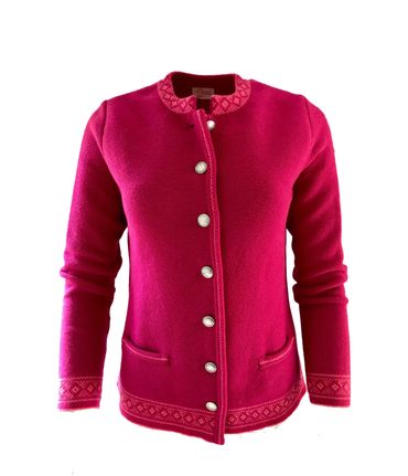 Pezzo D'oro Damentrachtenstrickjacke pink, reine Merinowolle,nachhaltig aus Bayern 50% Rabatt für begrenzte Zeit