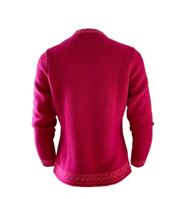 Pezzo D'oro Damentrachtenstrickjacke pink, reine Merinowolle,nachhaltig aus Bayern 50% Rabatt für begrenzte Zeit