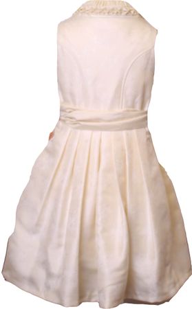 Pezzo D'oro Babydirndl,Taufkleid,Blumenstreudirndl,creme,bestickt Blitzverkäufe