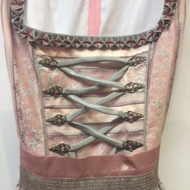 Pezzo D'oro Designer Dirndl Midi rose/silber Festtagsdirndl,Pezzo D&#039;oro Cyber Monday