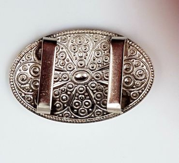 Pezzo D'oro Dirndlschließe, Trachtenspangerl,Schürzenschließe,silber Neuheiten