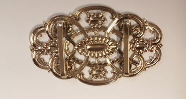 Pezzo D'oro Dirndlspangerl oval,altsilber, Schürzenschließe Trachtenschließe Saisonale Angebote