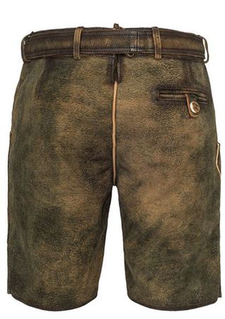 Pezzo D'oro Herren Lederhose von Hammerschmid, braun antik,softes Ziegenleder Letzte 2 Tage