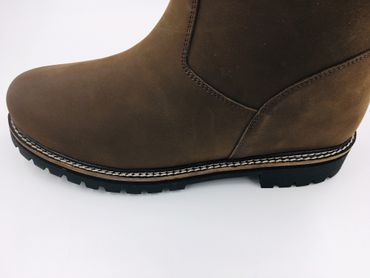 Pezzo D'oro Lederstiefel für die Jagd, Winterstiefel, Reiterstiefel,warm gefüttert,Leder,braun,Damen und Herren Fabrikladen