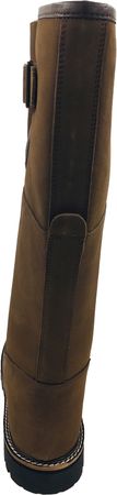 Pezzo D'oro Lederstiefel für die Jagd, Winterstiefel, Reiterstiefel,warm gefüttert,Leder,braun,Damen und Herren Fabrikladen