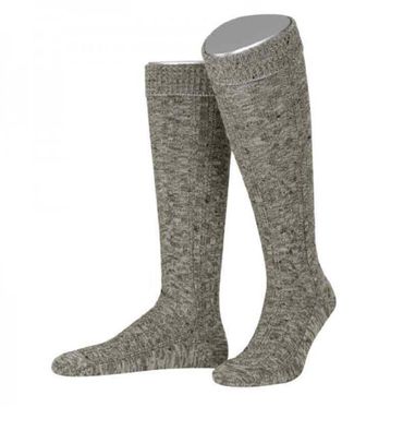 Pezzo D'oro Trachtenkniestrumpf LodenTweet grau/olivemeliert Online Outlet