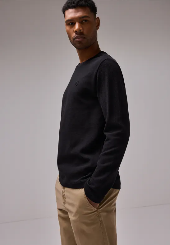 Street One Struktur Longsleeve Black Friday Preise