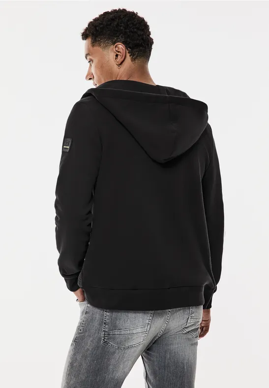 Street One Sweatjacke mit Materialmix Online