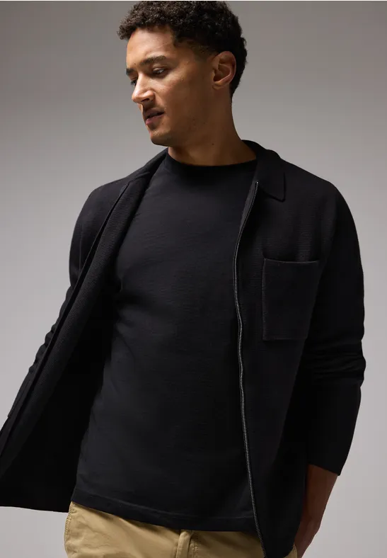 Street One Strick-Overshirt mit Zipper Angebote