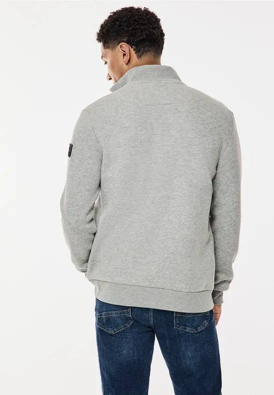 Street One Sweatjacke mit Materialmix Fabrik Onlineshop