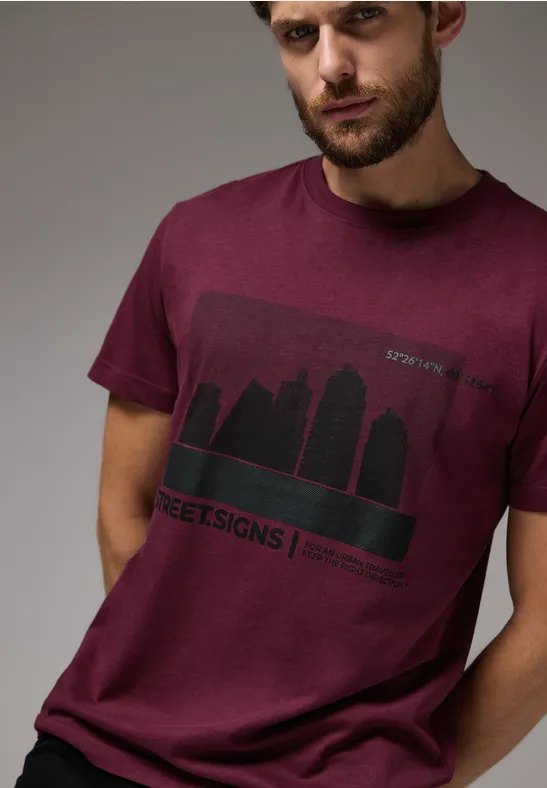 Street One T-Shirt mit Skyline-Print Muttertagsangebot