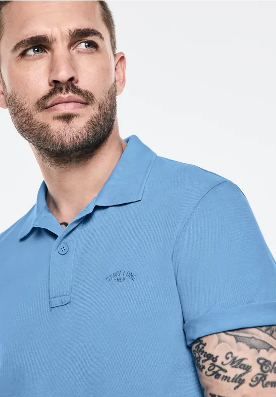 Street One Gewaschenes Poloshirt Super Sparpreis