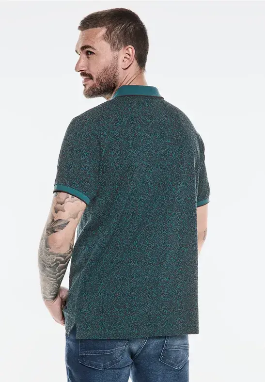 Street One Piquée Poloshirt mit Print Zeitbegrenzte Promotion