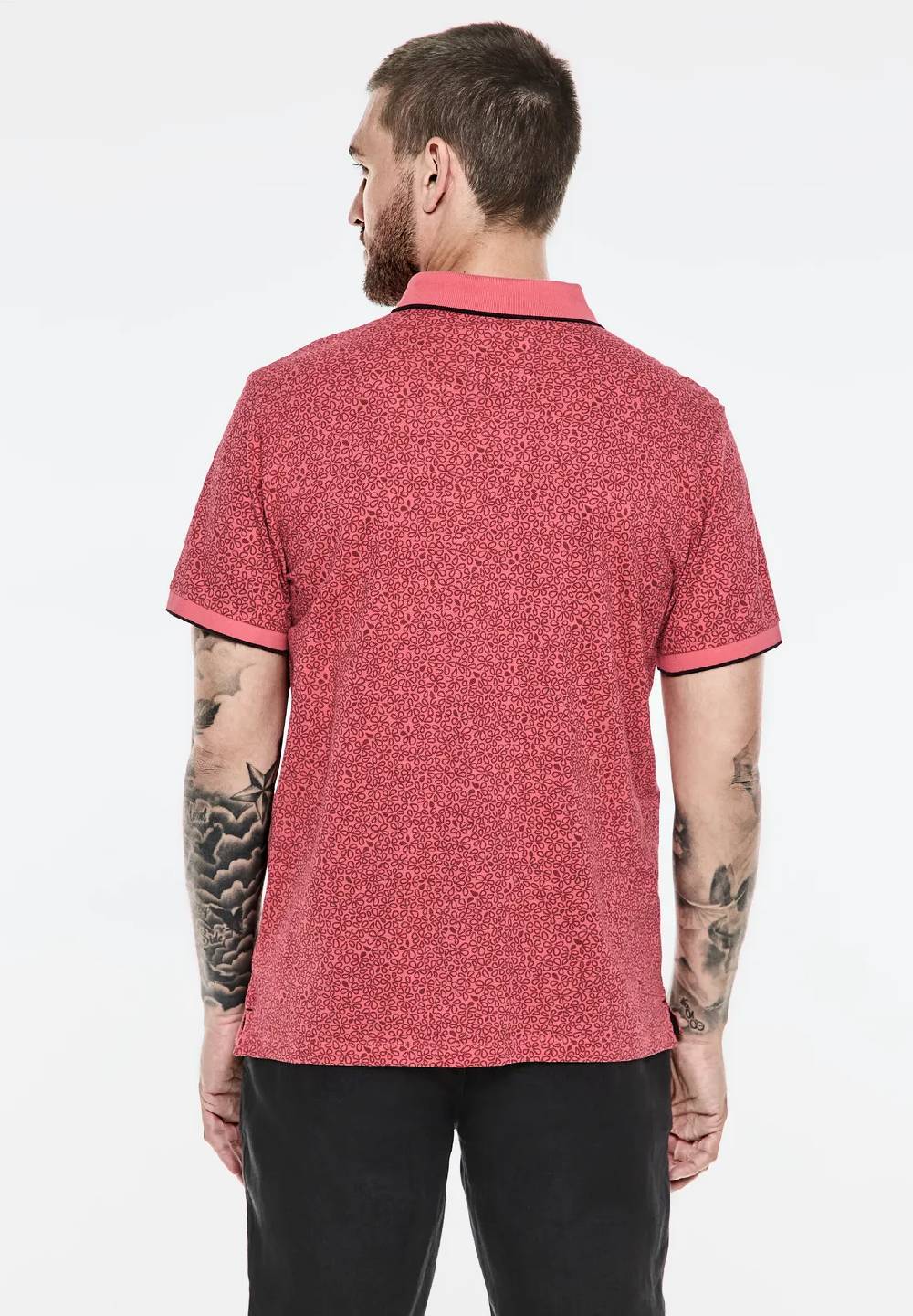 Street One Piquée Poloshirt mit Print Begrenzt auf 3 Tage