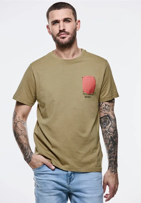 Street One T-Shirt mit Brustprint zollfrei