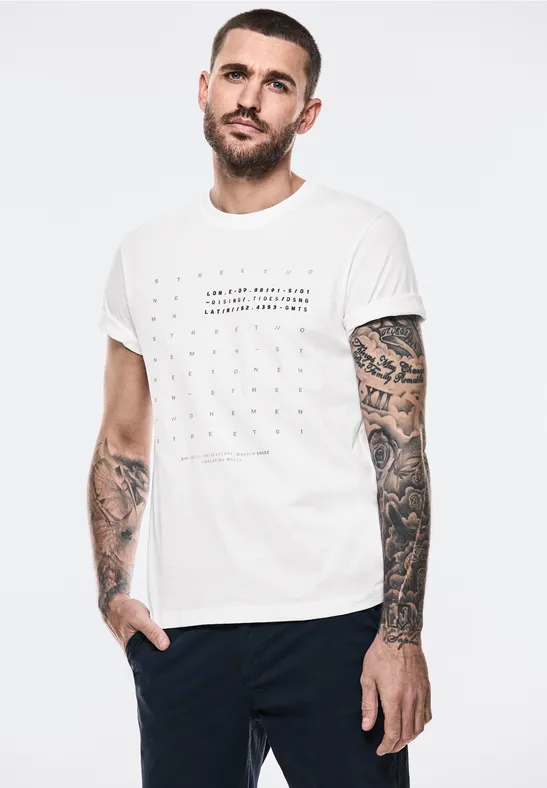 Street One T-Shirt mit Wording 50% Rabatt für begrenzte Zeit