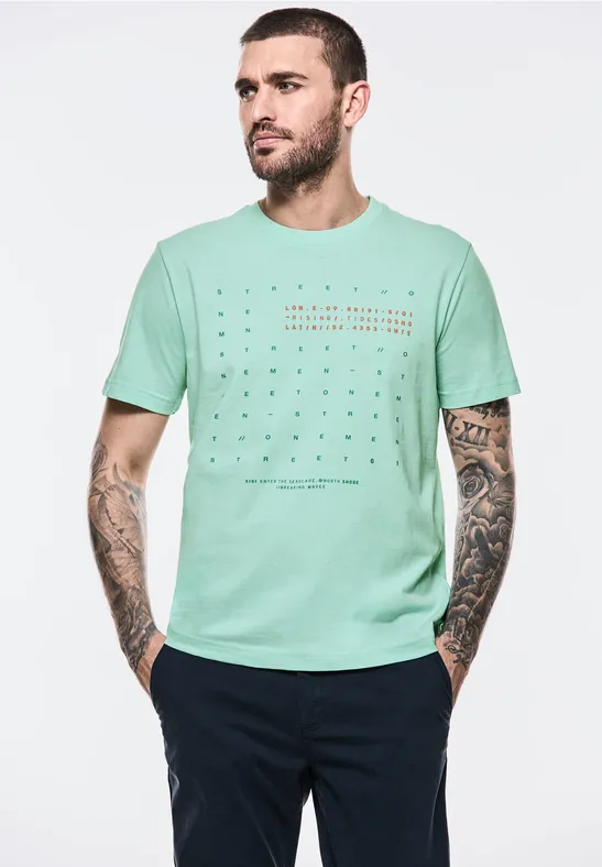 Street One T-Shirt mit Wording Rabatte dieses Monats